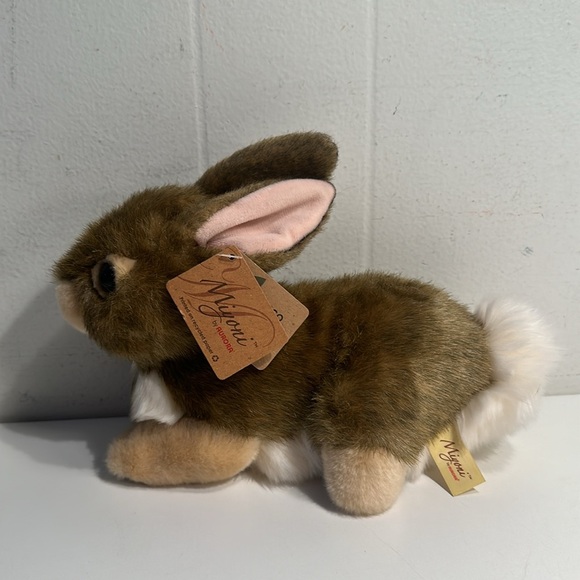 Miyoni by Aurora Eastern Cottontail Rabbit Plush BNWT RARE HARD TO FIND - Picture 6 of 13